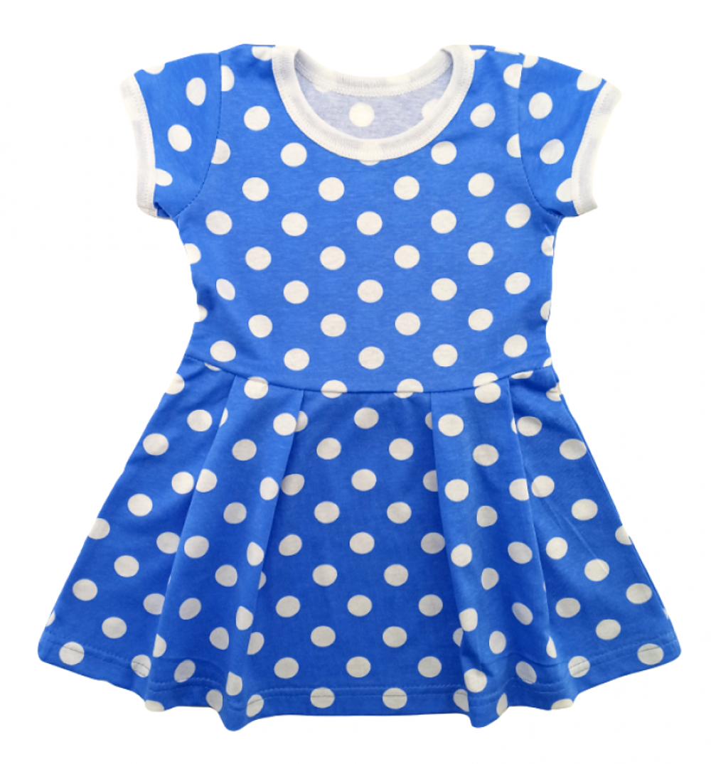 203/1 платье горох на синем (32/122)