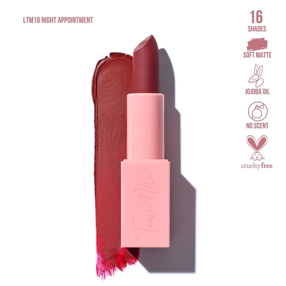 Beauty Creations Tease me Матовая помада для губ 06 Hint Hint