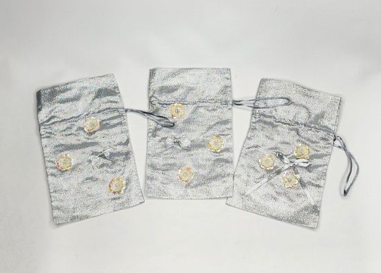 Мешок для подарков бирюза 20 шт