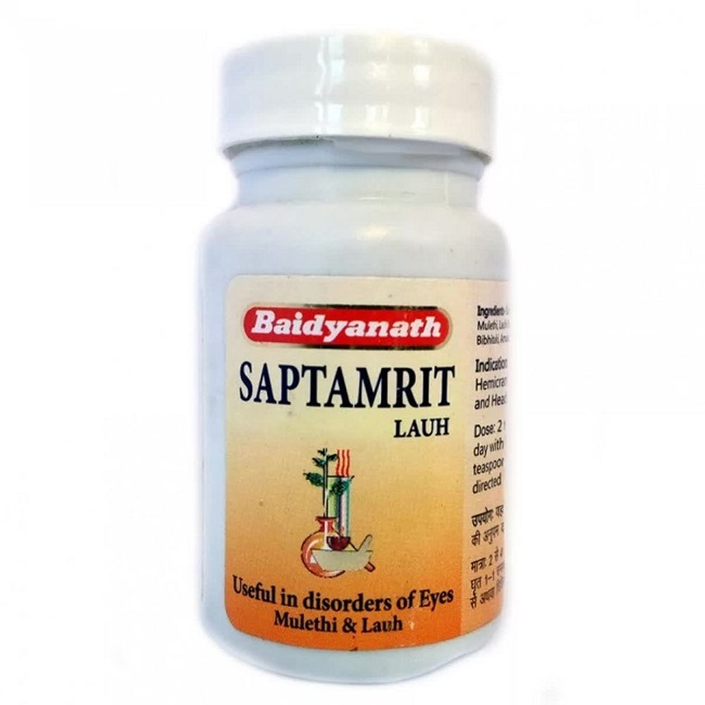 БАД Baidyanath Saptamrit Lauh Саптамрит Лаух 40 таб