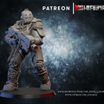 Necromunda Van Saar Gang Бандит Вар Саар №6 миниатюра для dnd, днд, pathfinder, фентези, Настольная игра, НРИ, Варгейм, РПГ