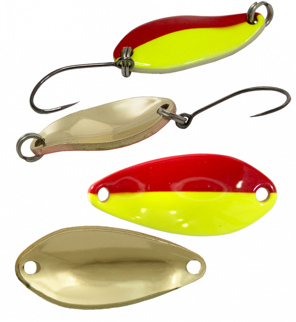 Блесна колеблющаяся для рыбалки на форель окуня голавля LureMax Dotty колебалка