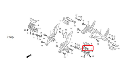 50619-MM5-000. PLATE, STEP SETTING