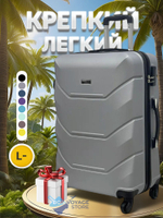 Большой чемодан Freedom Model One, Серебристый, L-