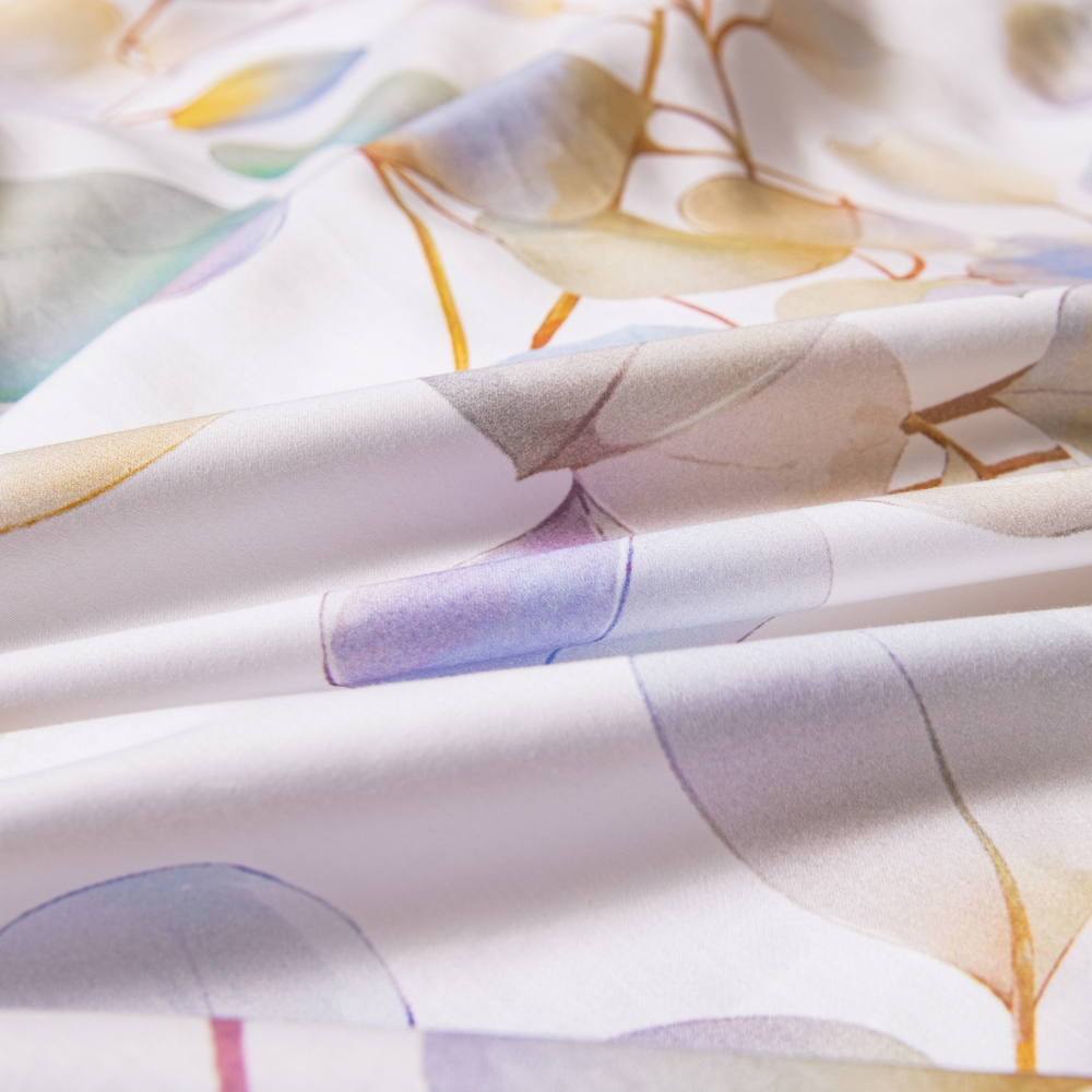 КПБ Сатин Премиум на резинке CPAR048, Евро, 4 наволочки, простынь 180*200*30