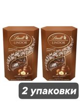 Конфеты Lindt Lindor Hazelnut с лесным орехом 200 г x 2 шт