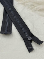 Молния тракторная темно-серая графитовая