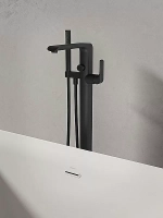 Смеситель для ванны Ravak Flat X070441 черный