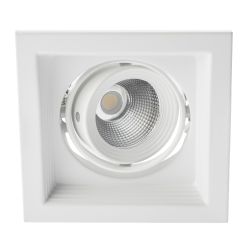 Светильник светодиодный встраиваемый Даунлайт ЭРА SKD-11-36-40K-W09 9Вт 4000К 1080Лм 130х130х100мм 5 лет гарантии