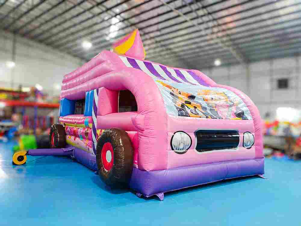 Коммерческий надувной батут "Машина сладостей"