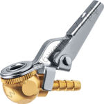 ЗУБР штуцер ″елочка″, 6 мм - наконечник угловой для накачки шин, переходник, Профессионал (64928-06)