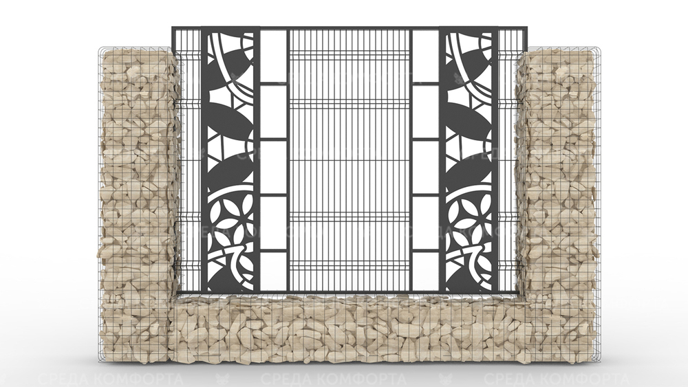 Забор 3Д ZBR0085