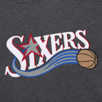 Баскетбольная толстовка Mitchell & Ness NBA Playoff Win 2.0 Crew Vintage Philadelphia 76ers Sweatshirt Gray