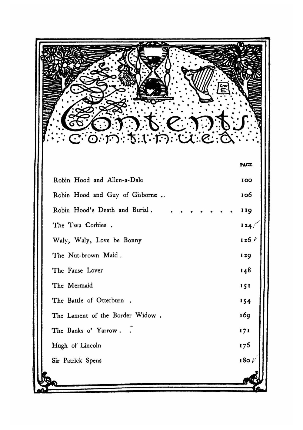 A book of old English ballads, with an accompaniment of decorative drawings | George Wharton Edwards