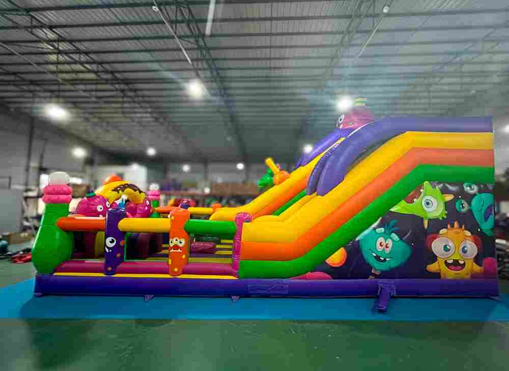 Коммерческий надувной батут «Звёздное приключение» 12*6*9 м