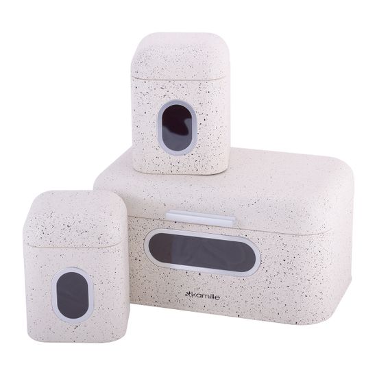 Хлебница Kamille KM-1112 с 2 емкостями для хранения