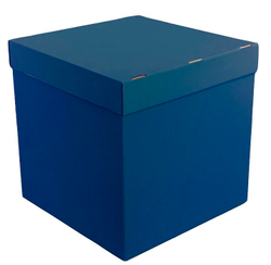 Синяя коробка для шаров с гелием