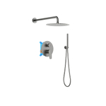 Душевая система Aquatek БЕТТА Set 3 в 1 AQ1172BGM оружейная сталь