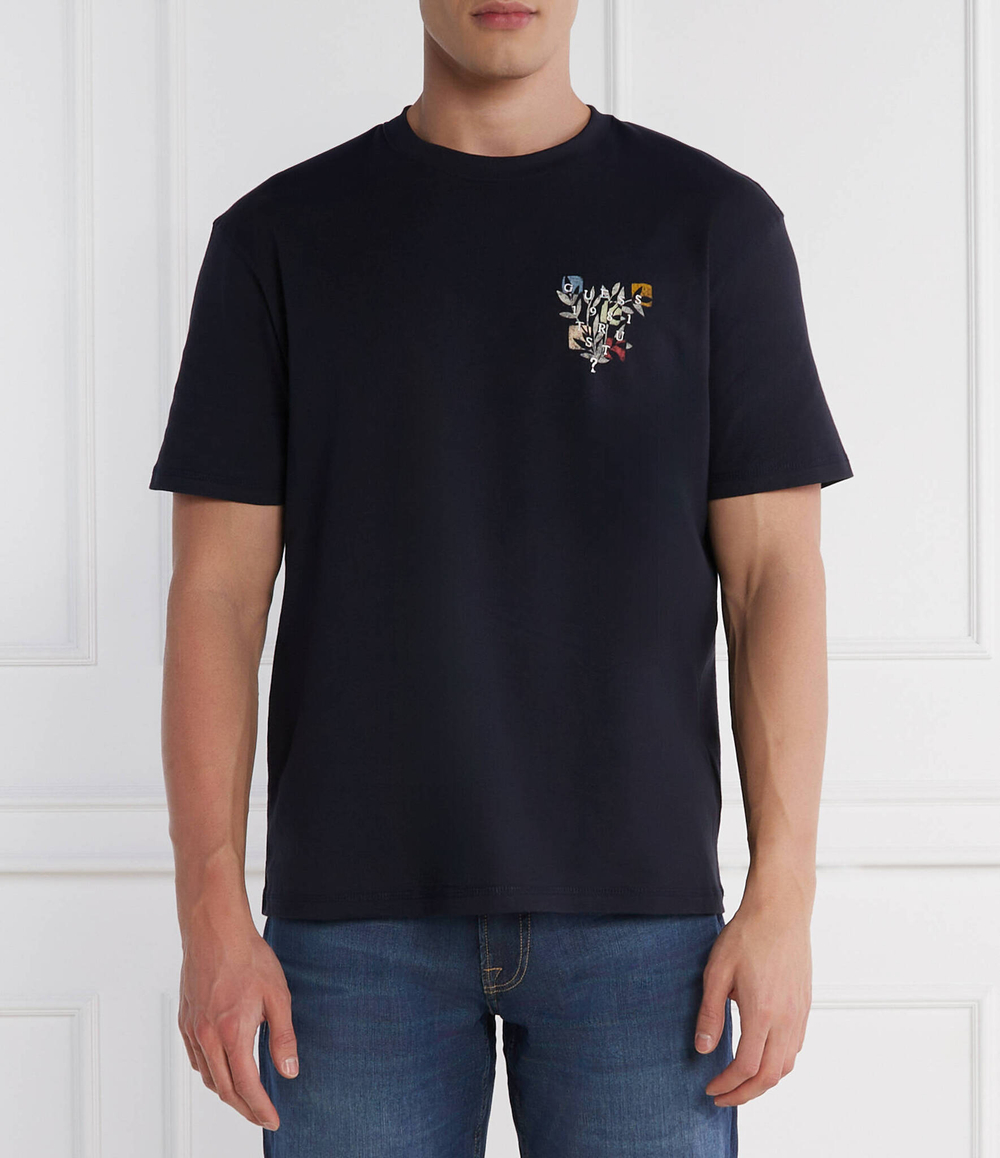 Футболка SS CN SMALL ABSTRACT GUESS - темно-синий(M4GI19 K8FQ4)