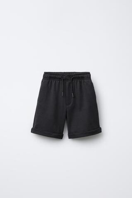 ZARA ШОРТЫ КОМФОРТНОЙ ПОСАДКИ, НЕФТЯНОЙ