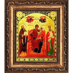 Экономисса (Домостроительница). Икона Божьей матери на холсте.