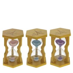 GAEM Часы песочные, L7 W7 H12 см, 3в. цена за1 шт.