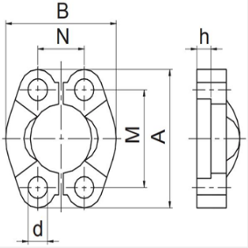 Комплект скоб AFS308B 3 (2 шт.)