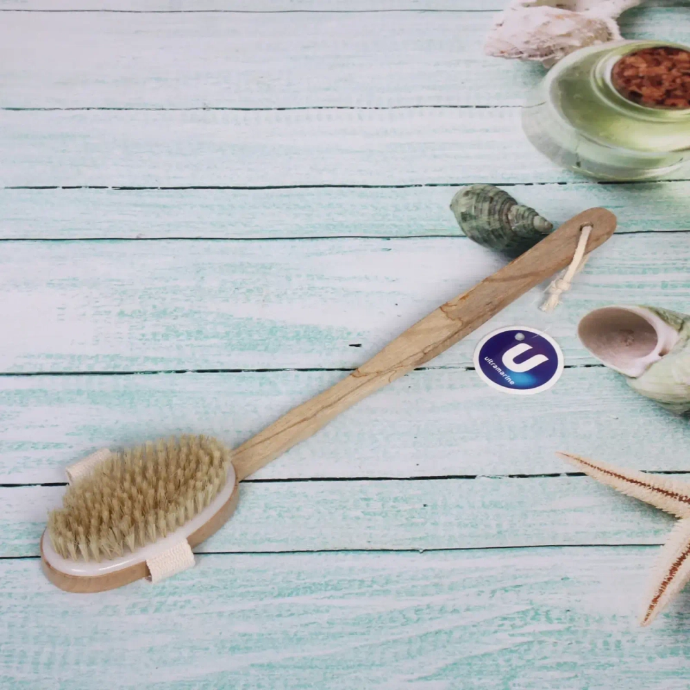 Щетка для тела массажная «Ultramarine - Пробуждение», 42*6,5см (лейбл) ПЕРВАЯ ЦЕНА✦