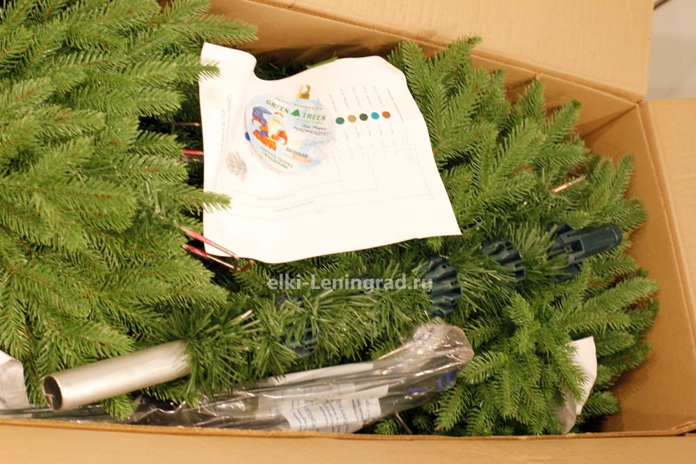 Ель искусственная «МИЛАНО» (литая хвоя) 180 см / 1,8 м