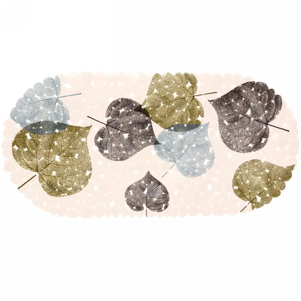 Коврик в ванну 69х35"Гербарий»