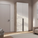 Шкаф 2х ств. ШК-03 МС Урбан дуб смоки/кашемир