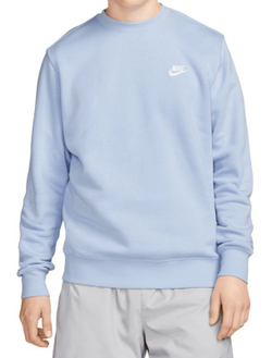 Мужская теннисная кофта Nike Swoosh Club Crew - cobalt bliss/white