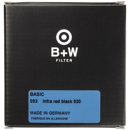 B+W BASIC 093 IR Black Red 830 82mm. Светофильтр инфракрасный для фотосъёмки