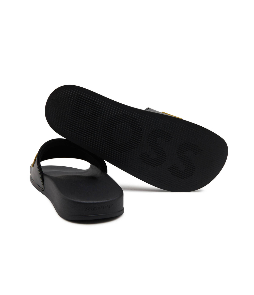 Шлепанцы KIRK_SLID_RBLG_N BOSS BLACK - черный(50498241)