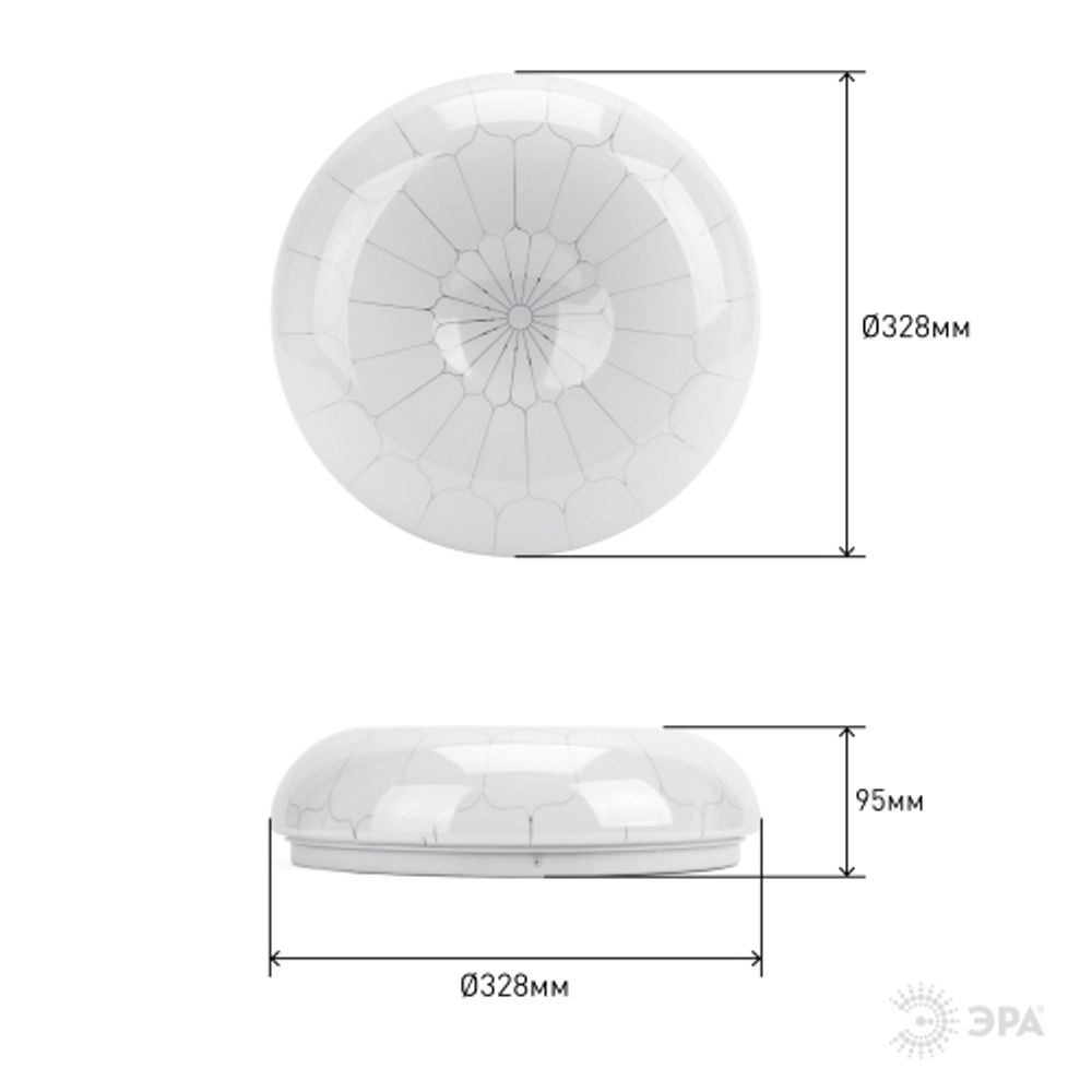 Светильник потолочный светодиодный ЭРА Классик без ДУ SPB-6 Паутина 18-4K 18Вт 4000K 1400Лм | Светильники SPB-6 без ДУ