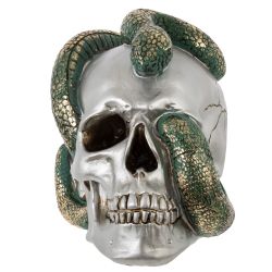 GAEM Копилка "Череп со змеей", L23 W16 H18 см, 2в.