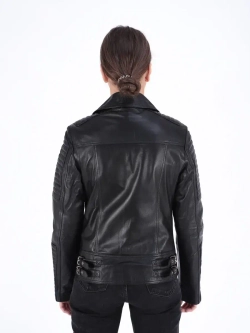 Косуха кожаная куртка женская Турция