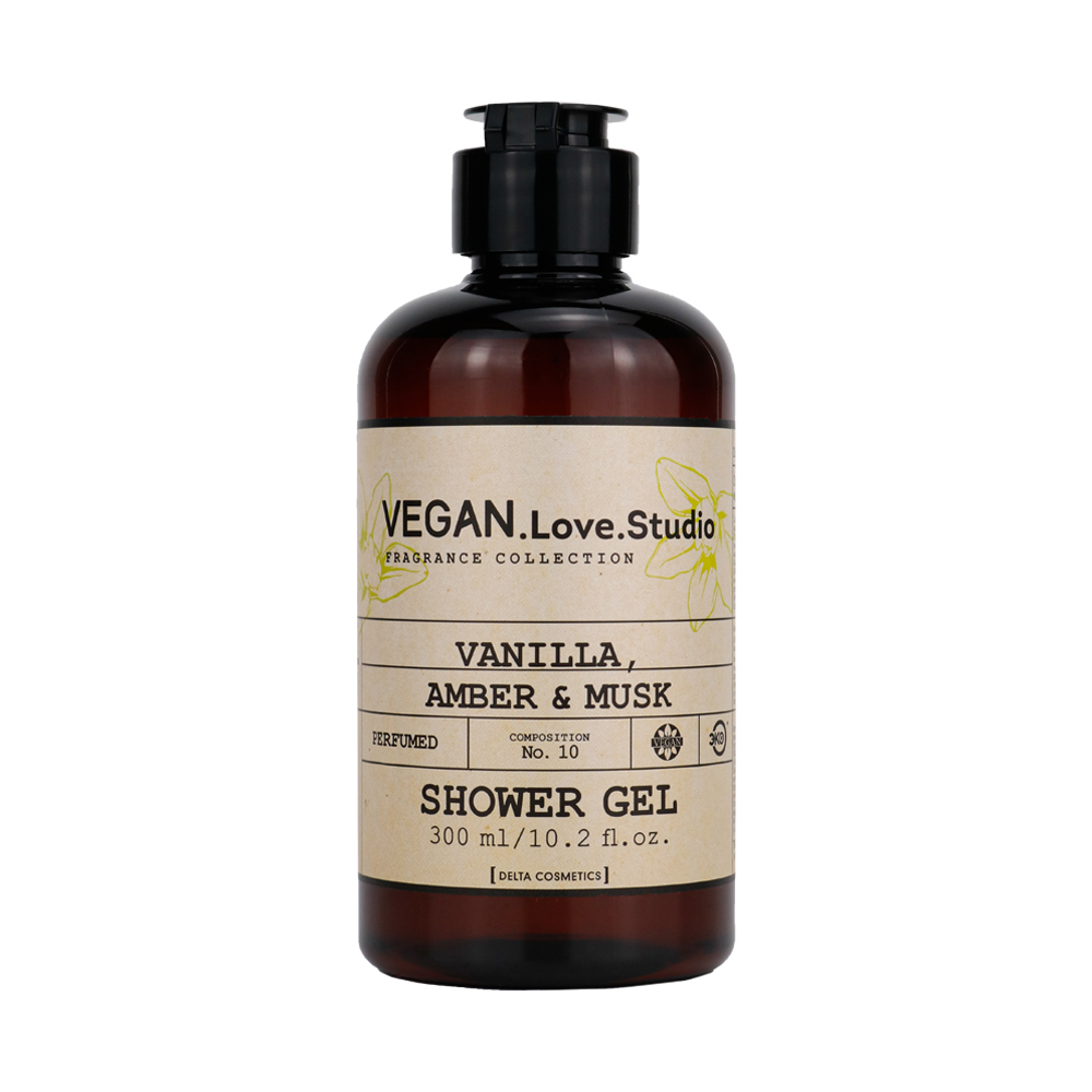 Гель для душа VEGAN.Love.Studio «Vanilla, Amber, Musk» 300 мл