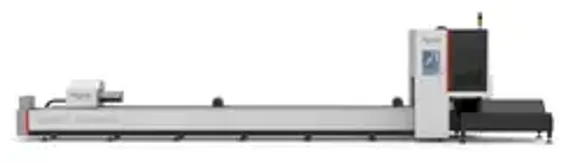 Лазерный станок HGTECH SMART8015PRO с защитной кабиной и сменным столом для резки листов металла