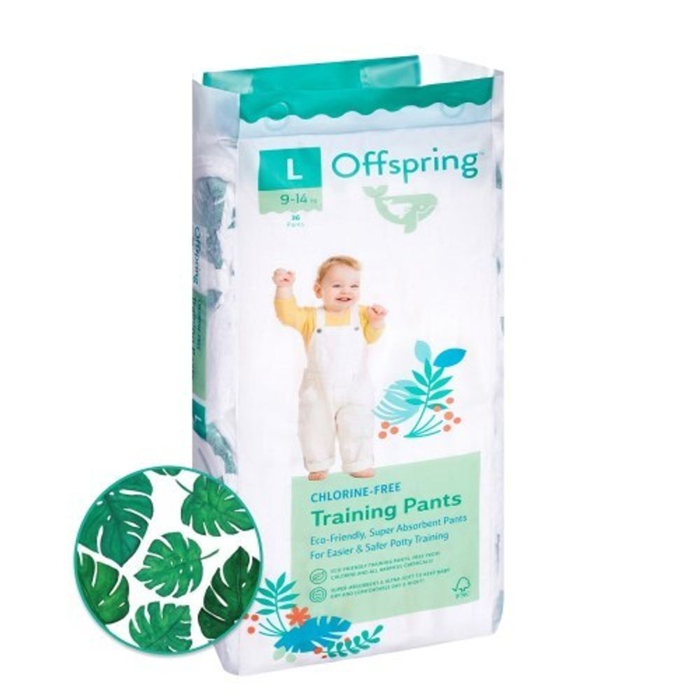 Offspring трусики-подгузники L 9-14кг 36шт авокадо