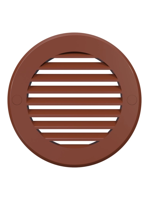 Вентиляционная решетка Era 10РКН терр, пластиковая, с фланцем D 100 мм, D 136 мм