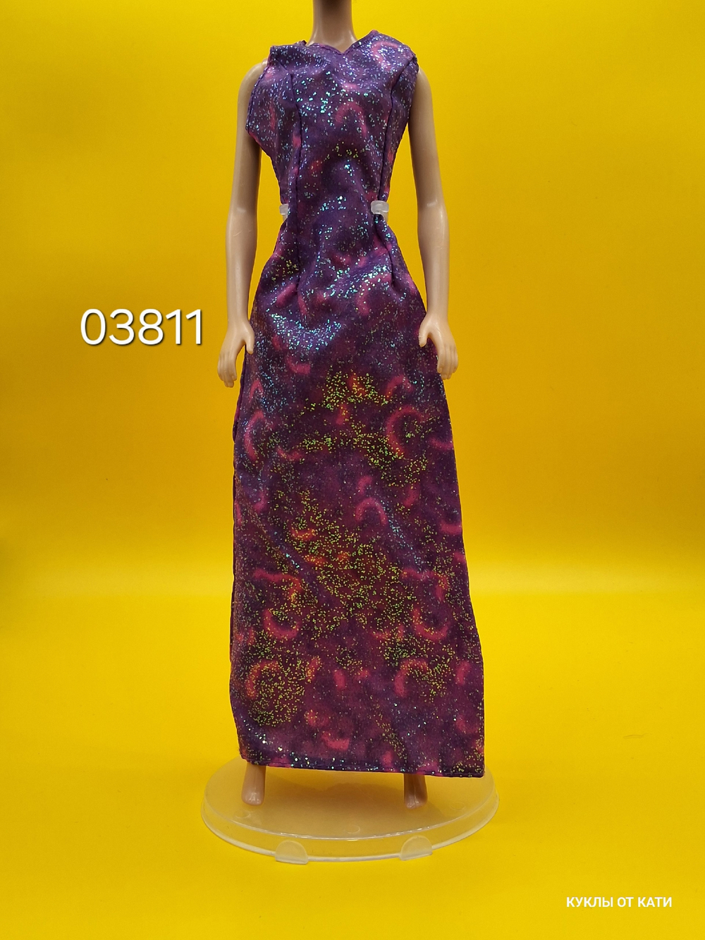 Одежда для куклы Барби винтаж платье 03811