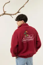 Куртка Called a Garment Флисовая FCF Logo Jacketvol.2 вишневая