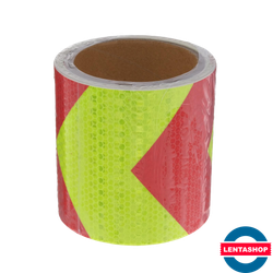 Красно-зелёная светоотражающая лента 15 см х 10 м