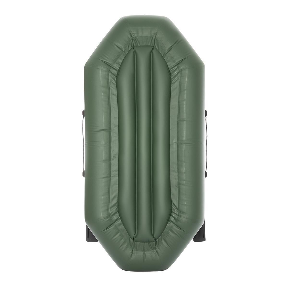 Лодка надувная для рыбалки Тонар Бриз 190 с веслами серый