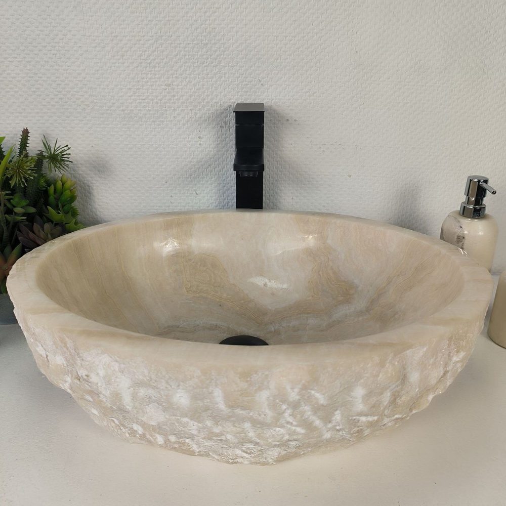 Раковина из оникса Erozy White EO-64265 51*41*15 0213