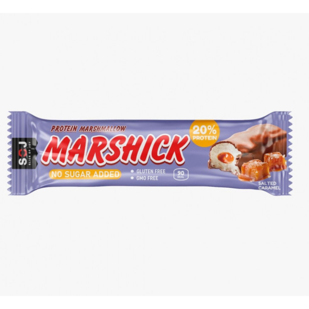 Батончик протейновый Marshick с соленой карамелью без сахара 30 гр