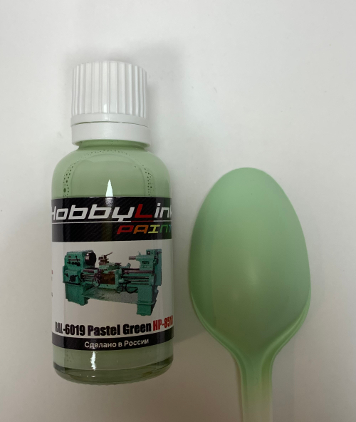 Краска лаковая HobbyLink RAL-6019 Pastel green HP-8510