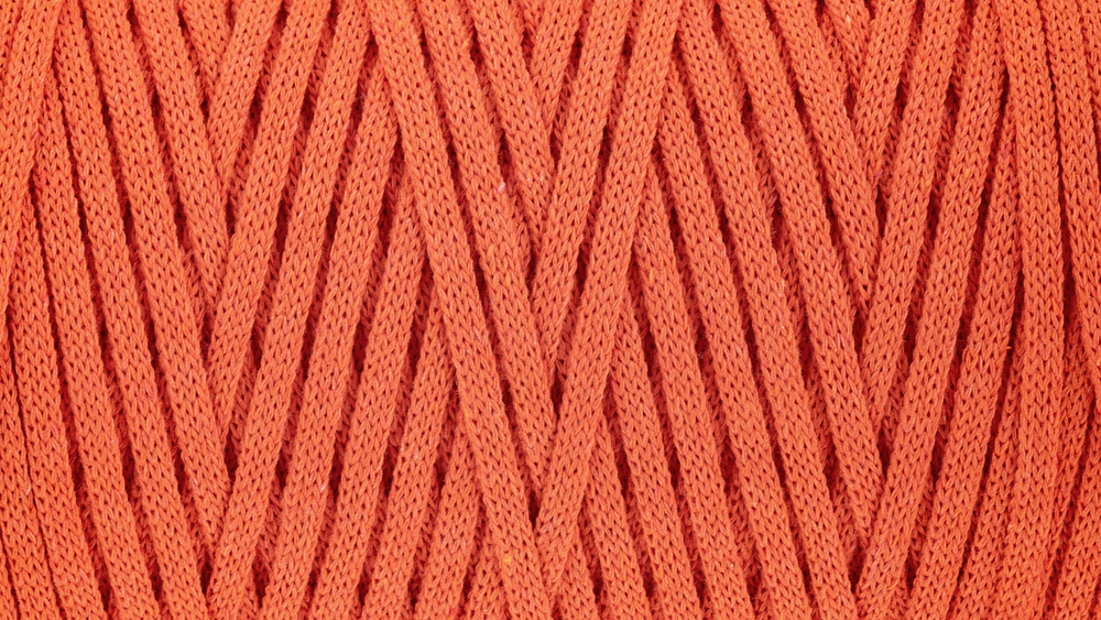 Orange mood Lite cotton cord 4 mm