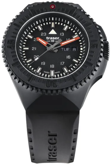 Швейцарские тактические часы Traser P69 Black Stealth Black 109855
